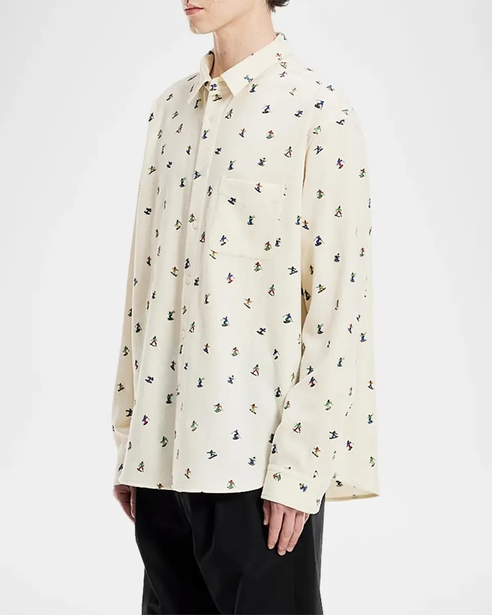 vowels Men's Ski Pocket Overshirt | Thumbnail 4 vowels Men's Ski Pocket Overshirt | Thumbnail 4