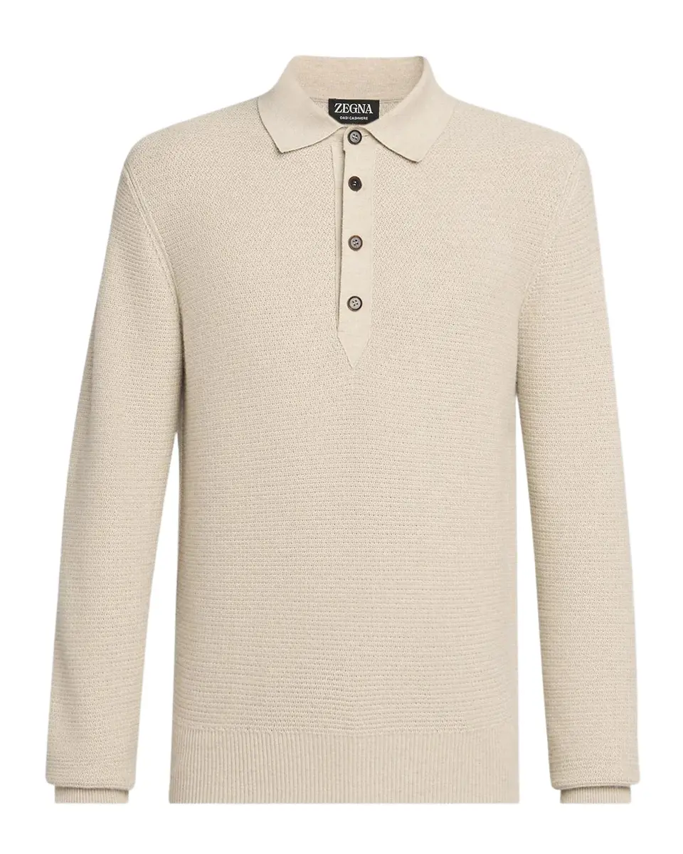 Zegna Men's Oasi Cashmere Polo Shirt