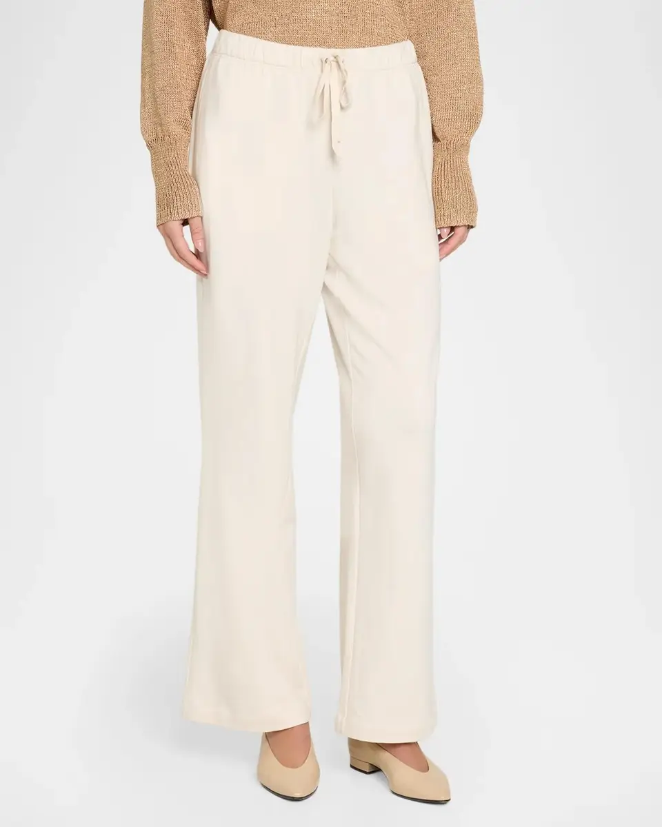 Eileen Fisher Straight-Leg Fleecy Terry Pants | Thumbnail 4 Eileen Fisher Straight-Leg Fleecy Terry Pants | Thumbnail 4