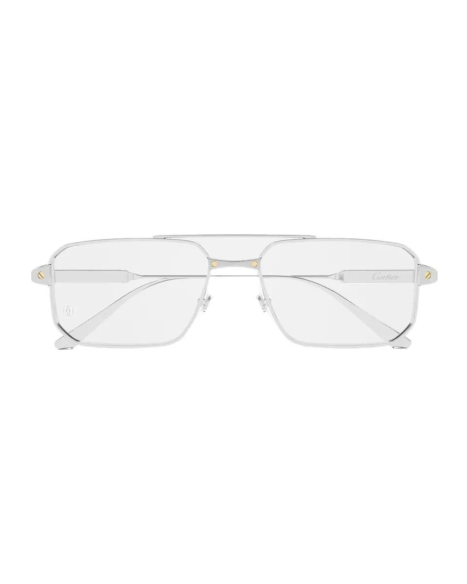 Cartier Santos de 57MM Square Optical Eyeglasses