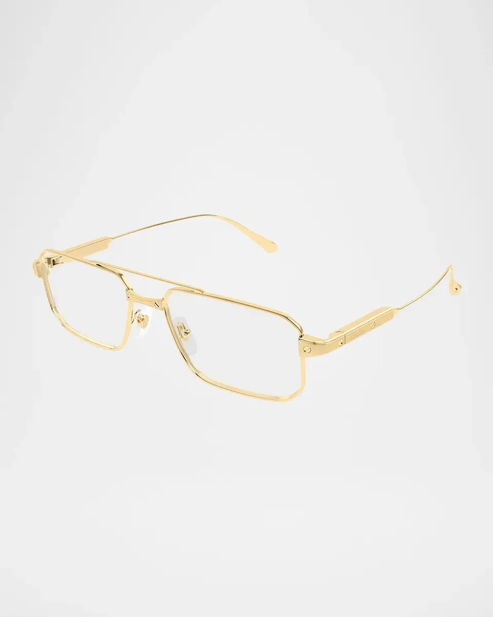 Cartier Santos de 57MM Rectangular Eyeglasses | Thumbnail 2 Cartier Santos de 57MM Rectangular Eyeglasses | Thumbnail 2