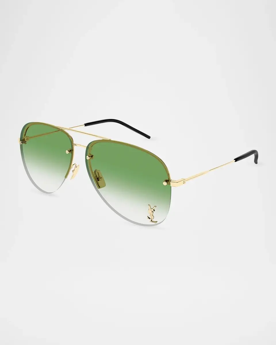 Saint Laurent Classic 11 M 59MM Rimless Aviator Sunglasses | Thumbnail 2 Saint Laurent Classic 11 M 59MM Rimless Aviator Sunglasses | Thumbnail 2
