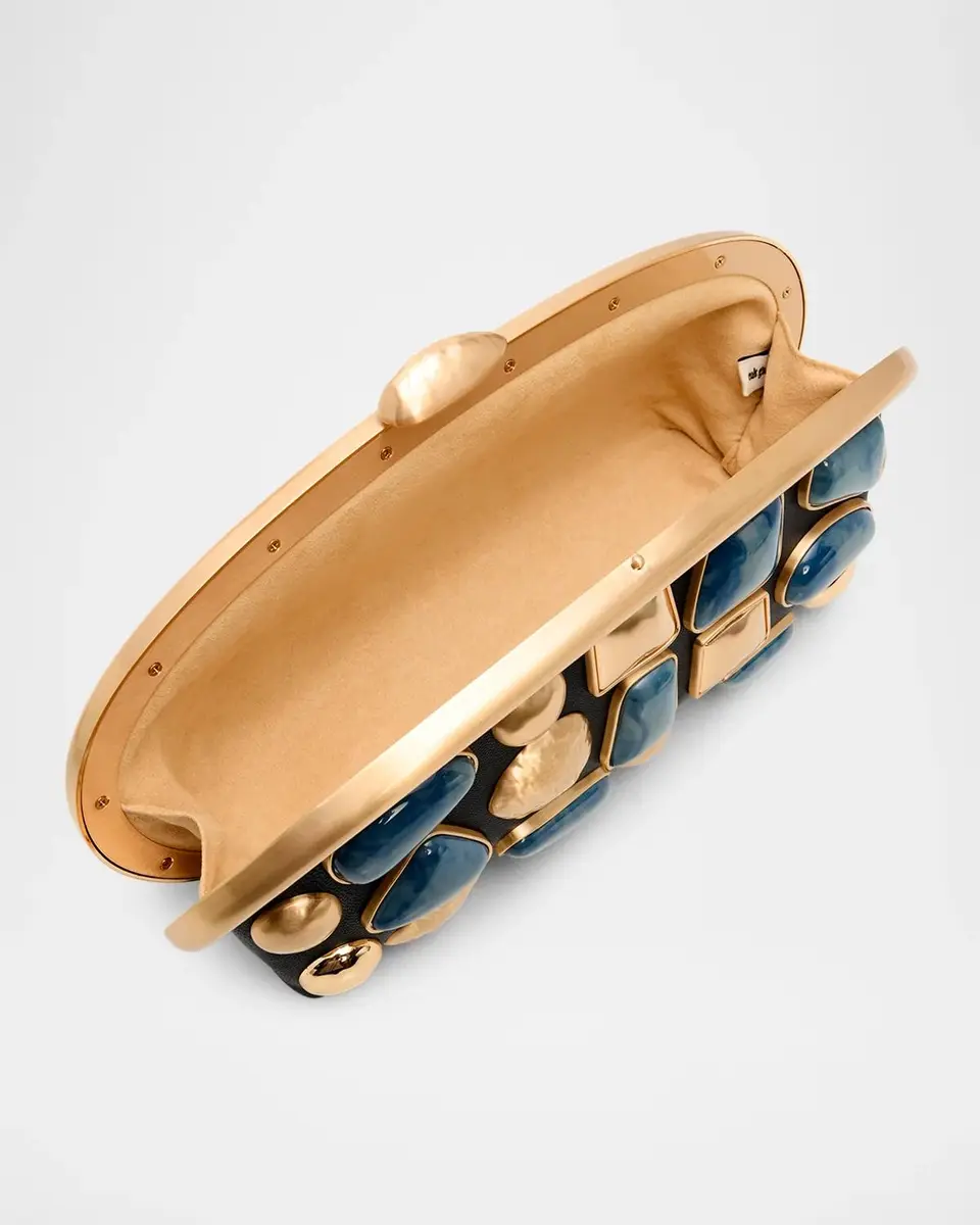 Cult Gaia Yusra Hardware & Stone Clutch Bag | Thumbnail 3 Cult Gaia Yusra Hardware & Stone Clutch Bag | Thumbnail 3