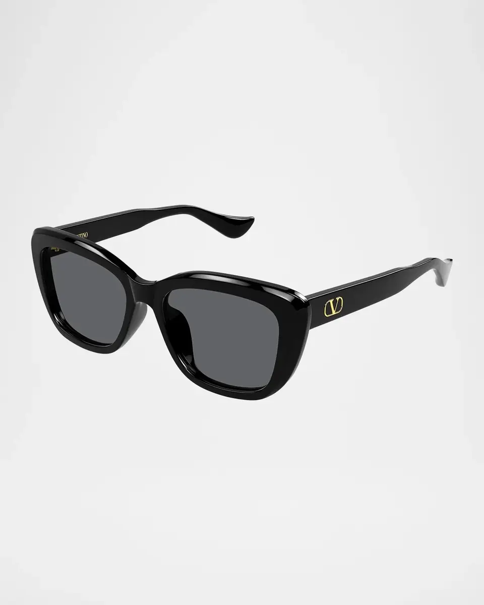 Valentino Garavani VLogo 56MM Icon Butterfly Sunglasses | Thumbnail 2 Valentino Garavani VLogo 56MM Icon Butterfly Sunglasses | Thumbnail 2