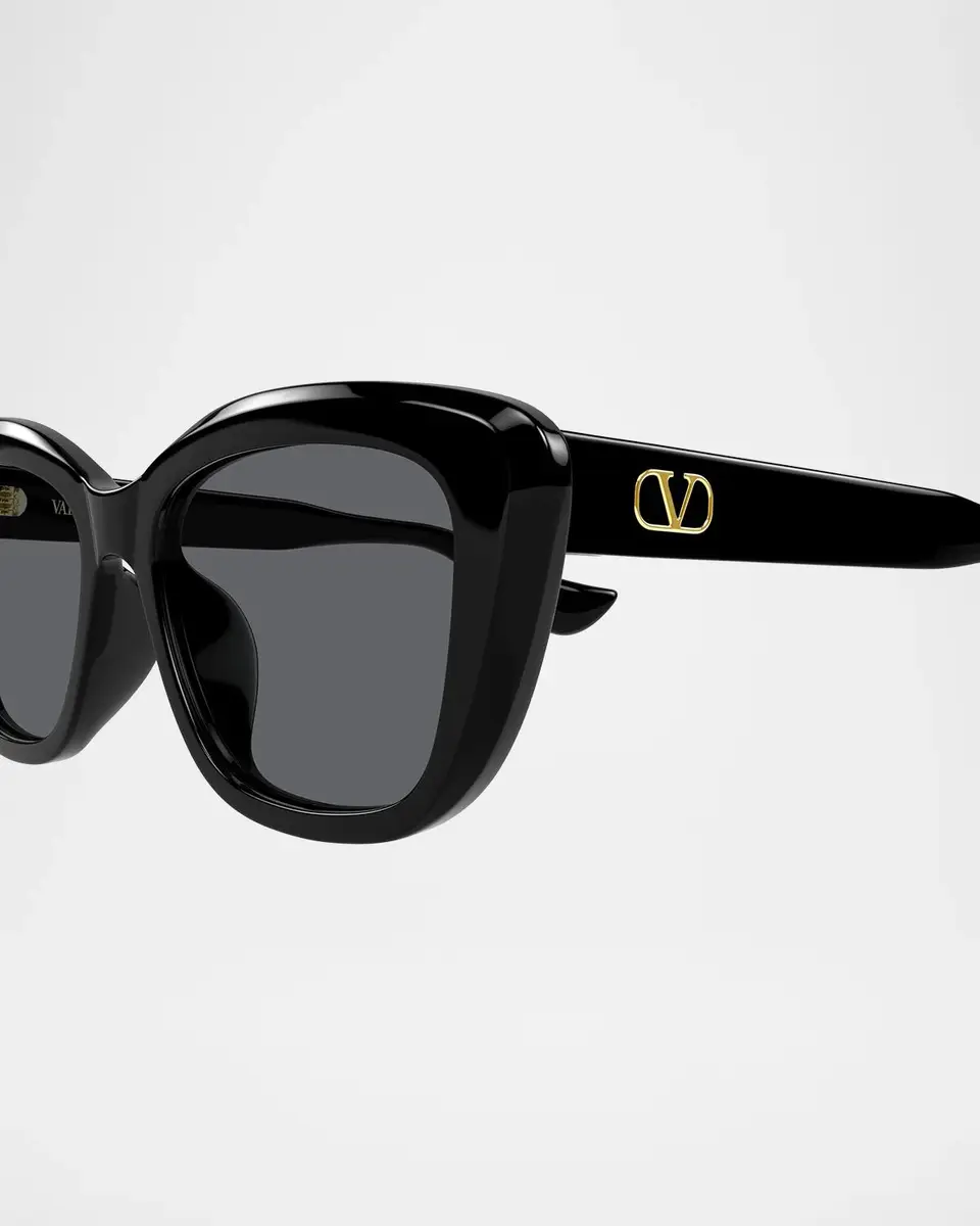 Valentino Garavani VLogo 56MM Icon Butterfly Sunglasses | Thumbnail 3 Valentino Garavani VLogo 56MM Icon Butterfly Sunglasses | Thumbnail 3