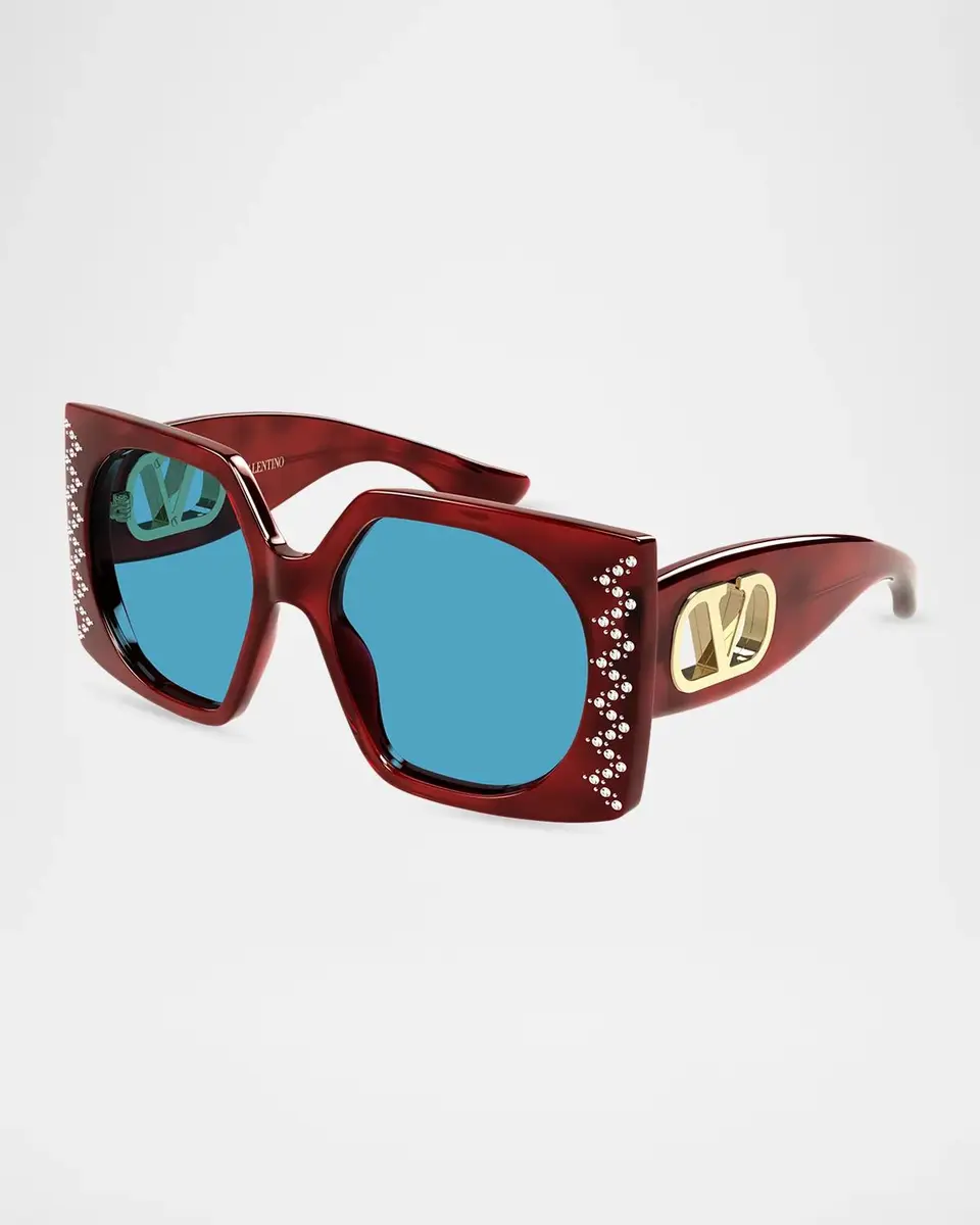 Valentino Garavani Vain Bold 55MM Square Sunglasses | Thumbnail 2
