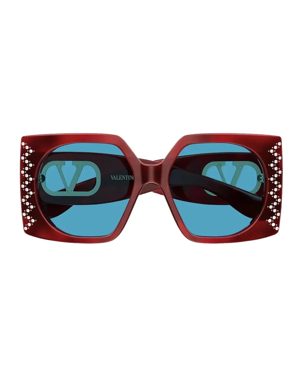 Valentino Garavani Vain Bold 55MM Square Sunglasses