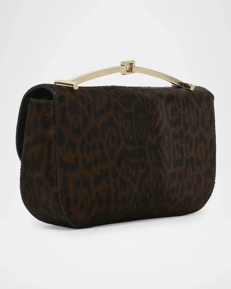Tom Ford Arc Mini Leopard-Print Calf Hair Top-Handle Bag | Thumbnail 3 Tom Ford Arc Mini Leopard-Print Calf Hair Top-Handle Bag | Thumbnail 3