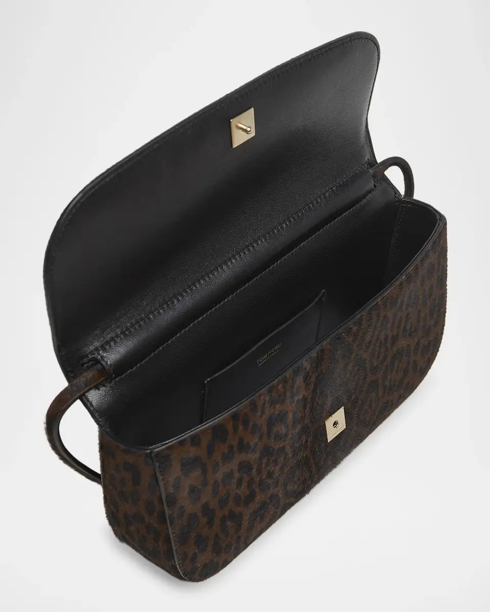Tom Ford Arc Mini Leopard-Print Calf Hair Top-Handle Bag | Thumbnail 4 Tom Ford Arc Mini Leopard-Print Calf Hair Top-Handle Bag | Thumbnail 4