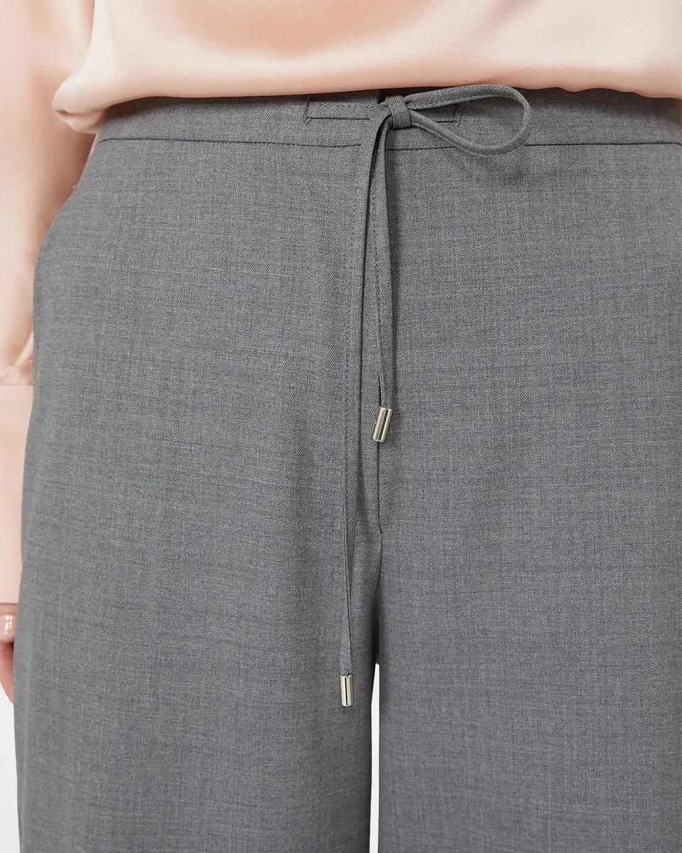 Max Mara Studio Wide-Leg Stretch Wool Trousers | Thumbnail 5 Max Mara Studio Wide-Leg Stretch Wool Trousers | Thumbnail 5