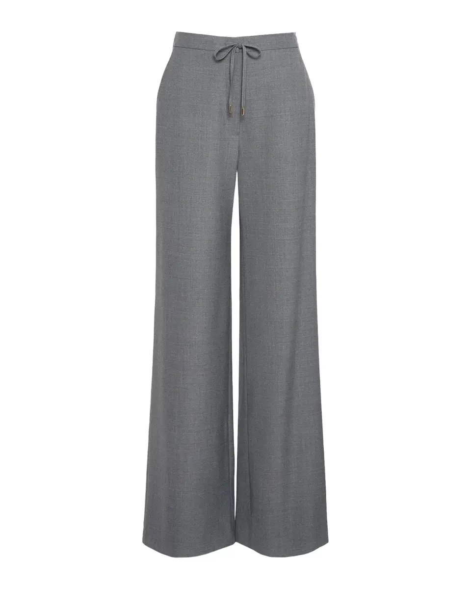 Max Mara Studio Wide-Leg Stretch Wool Trousers
