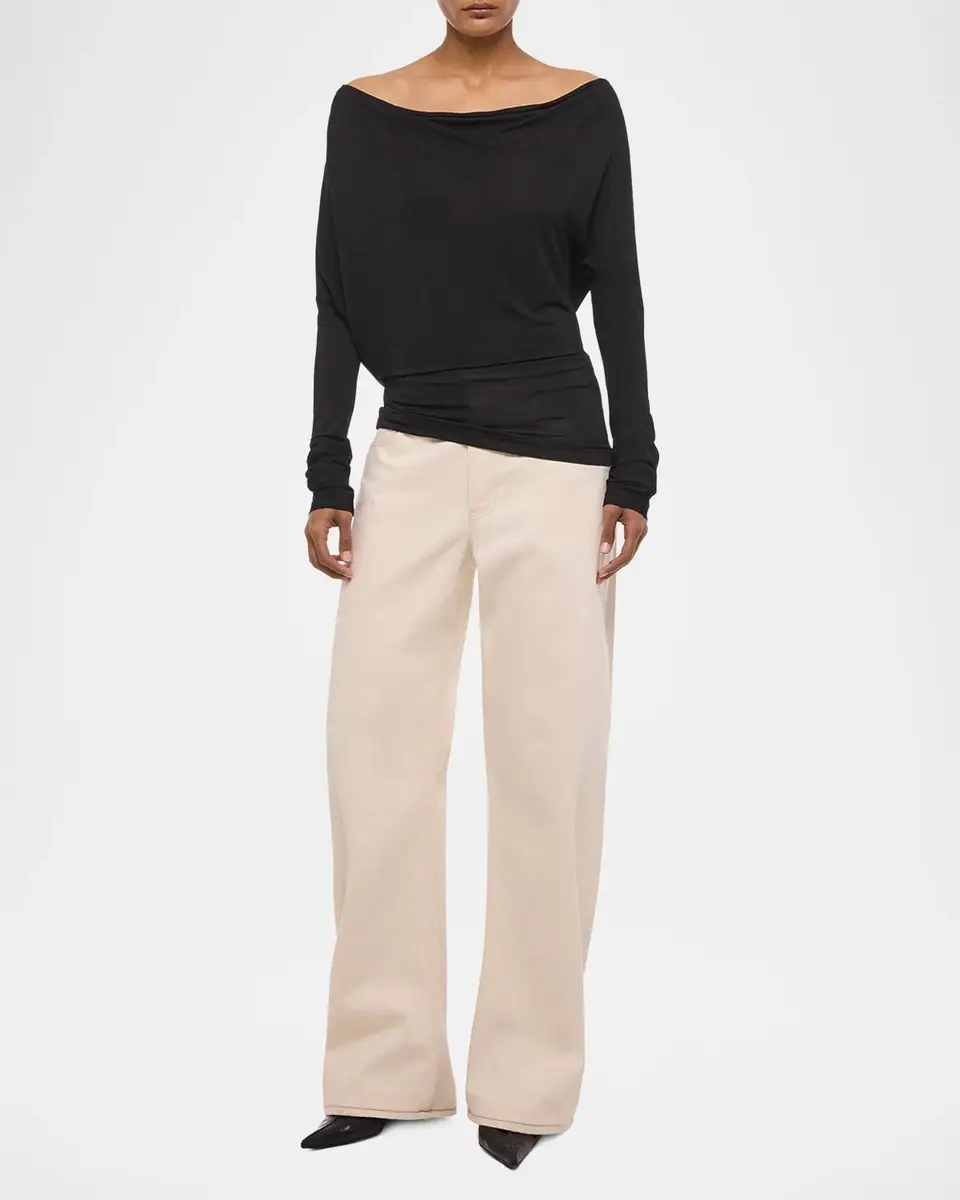 Helmut Lang Open-Back Cowlneck Top | Thumbnail 2