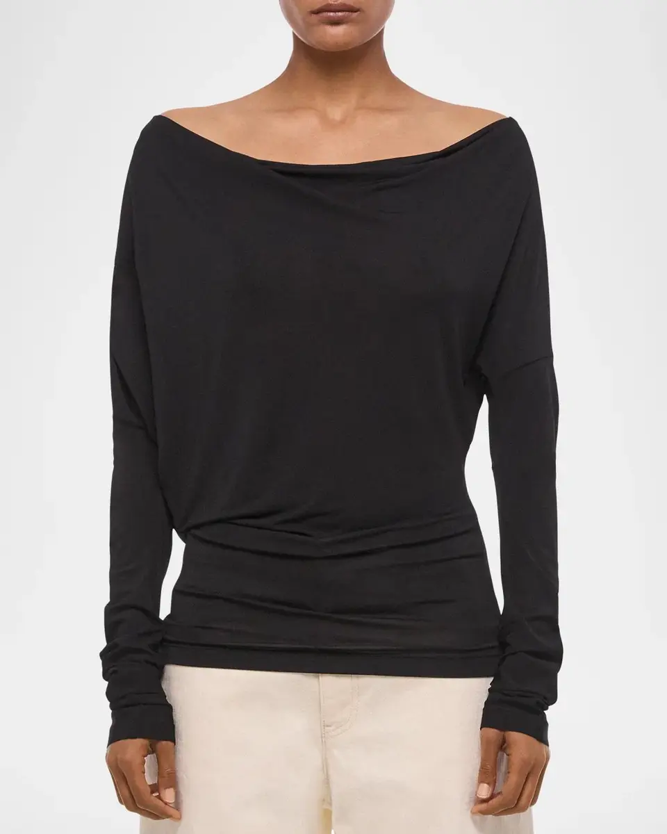 Helmut Lang Open-Back Cowlneck Top | Thumbnail 4