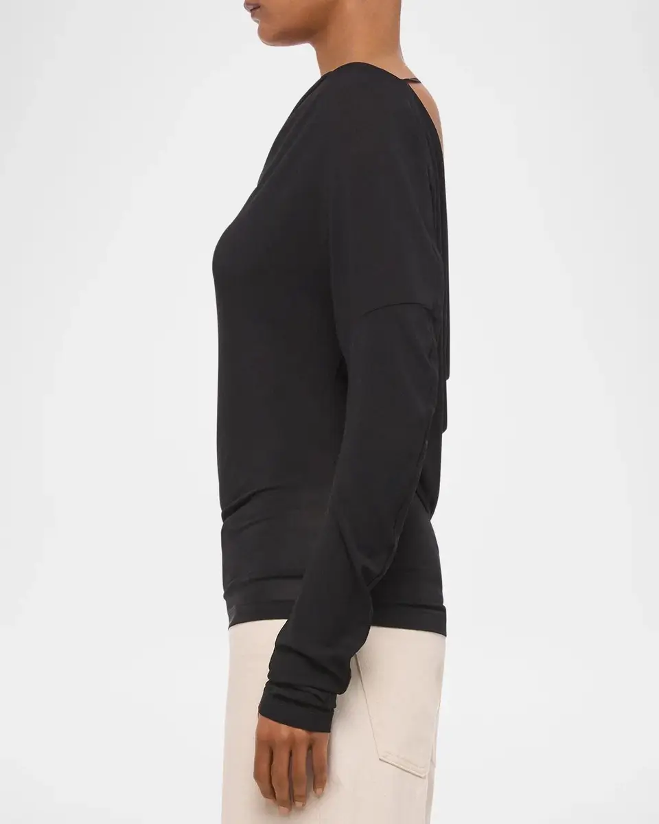Helmut Lang Open-Back Cowlneck Top | Thumbnail 6