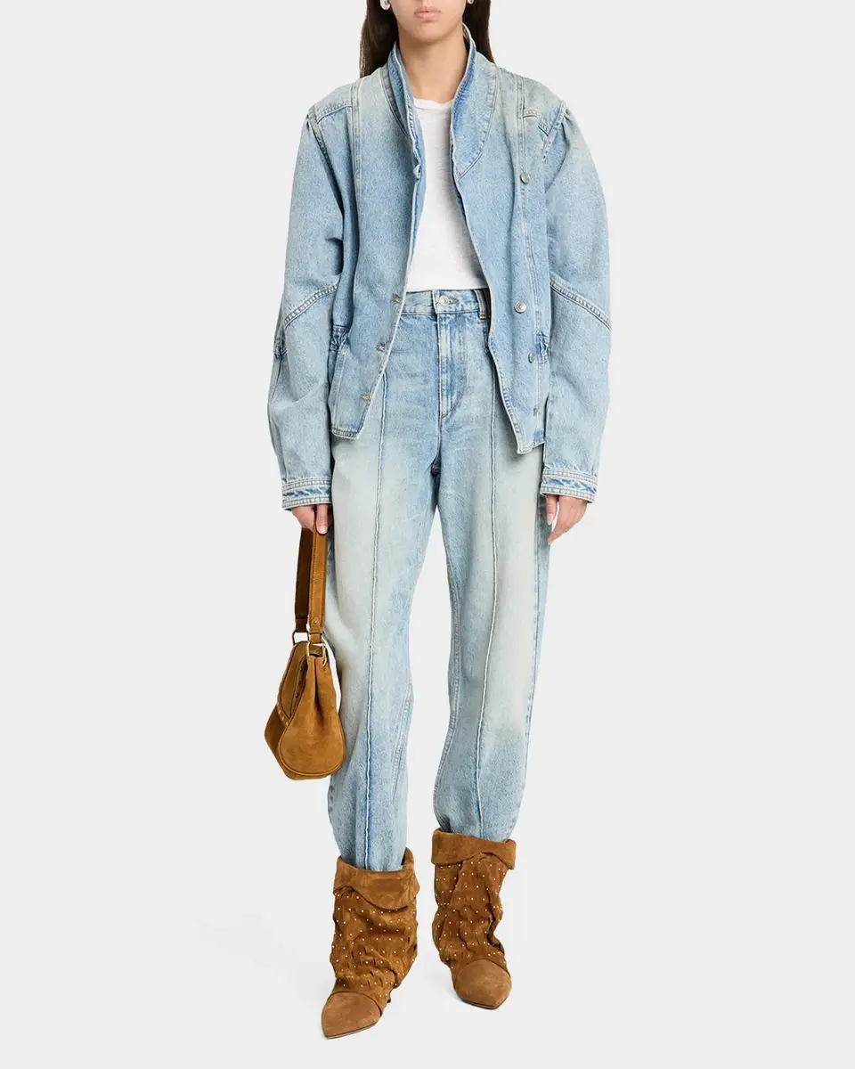 Isabel Marant Chany Studded Suede Shoulder Bag | Thumbnail 5 Isabel Marant Chany Studded Suede Shoulder Bag | Thumbnail 5