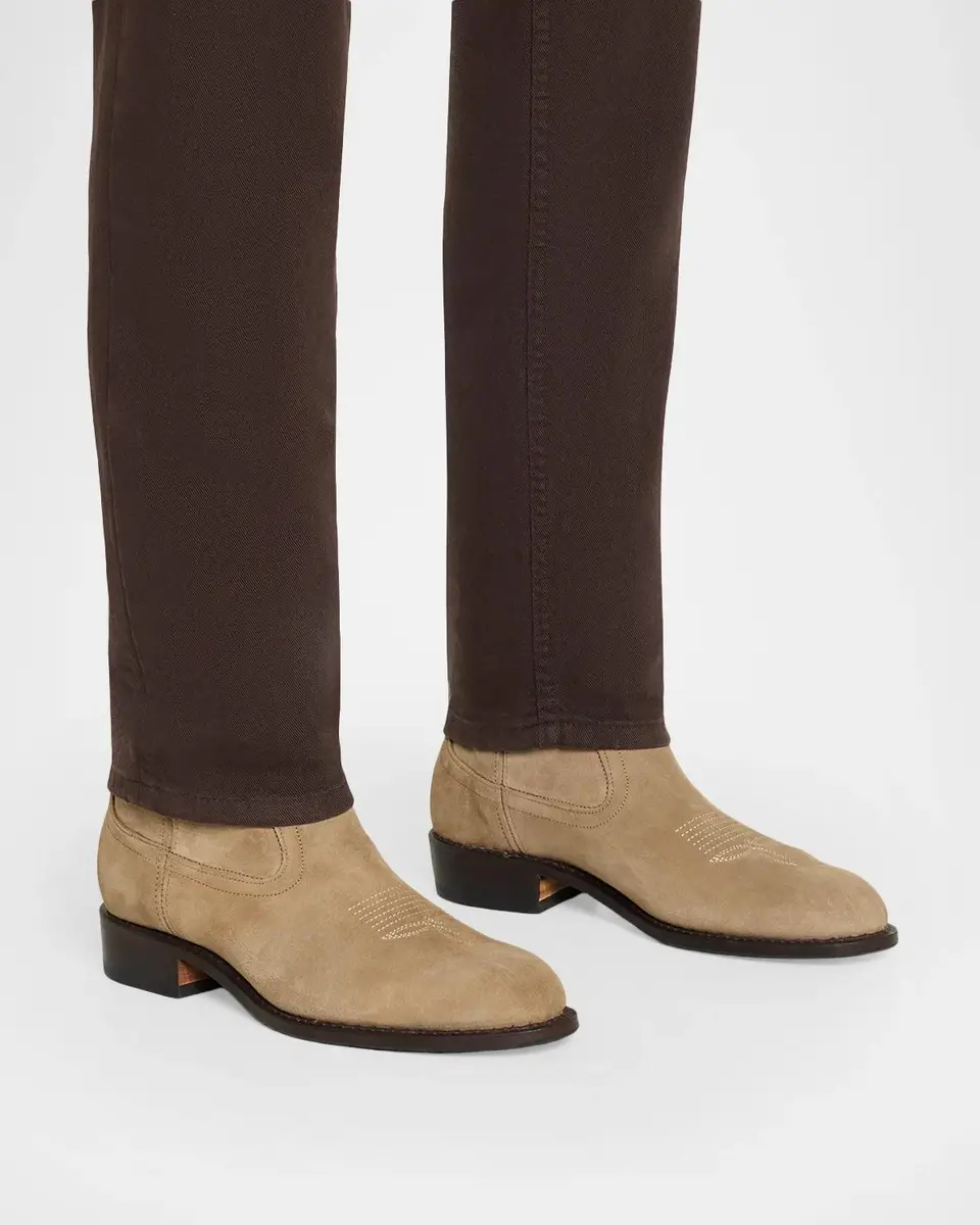 Allen Edmonds Men's Dakota Suede Cowboy Boots | Thumbnail 2