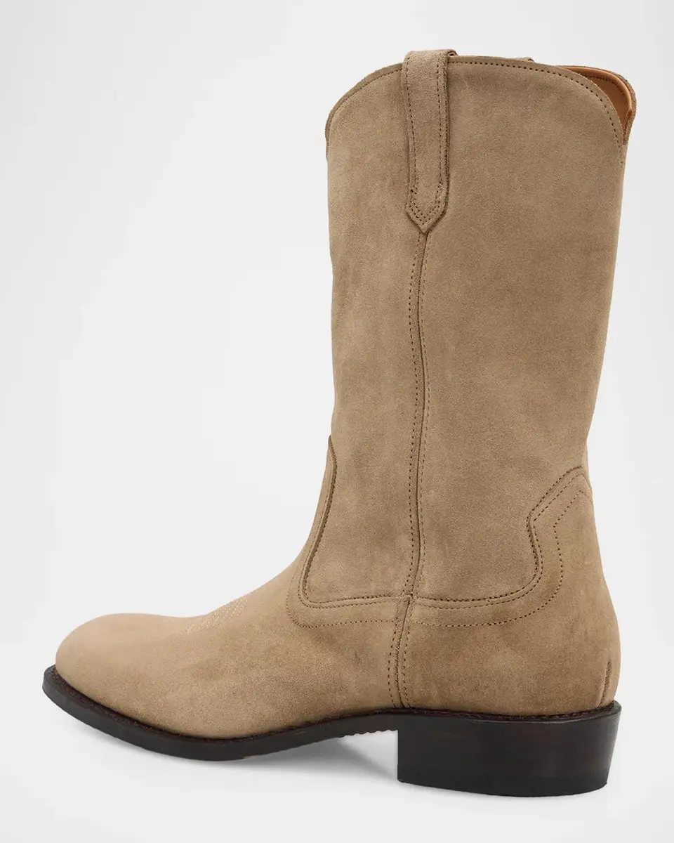 Allen Edmonds Men's Dakota Suede Cowboy Boots | Thumbnail 4