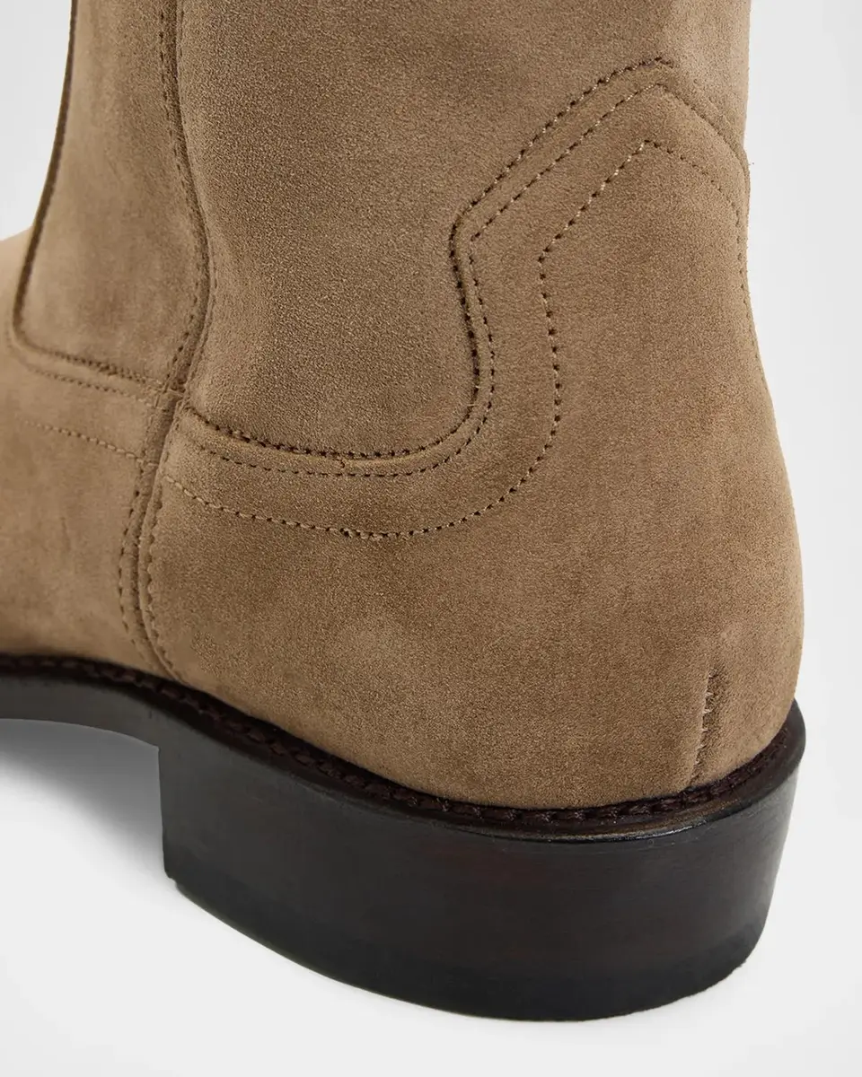 Allen Edmonds Men's Dakota Suede Cowboy Boots | Thumbnail 6