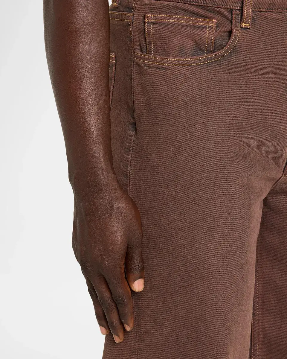 Sanderlak Men's Garment-Dyed Wide-Leg Jeans | Thumbnail 5