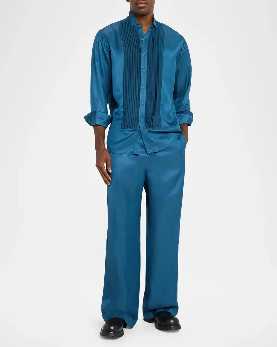 Sanderlak Men's Fluid Drawstring Pants | Thumbnail 2 Sanderlak Men's Fluid Drawstring Pants | Thumbnail 2