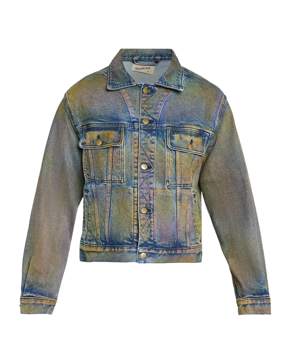 Men's Multi-Paint Jean Jacket