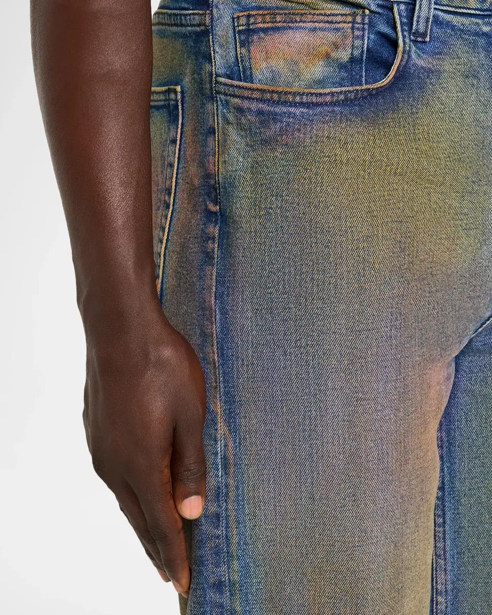 Sanderlak Men's Garment-Dyed Wide-Leg Jeans | Thumbnail 5
