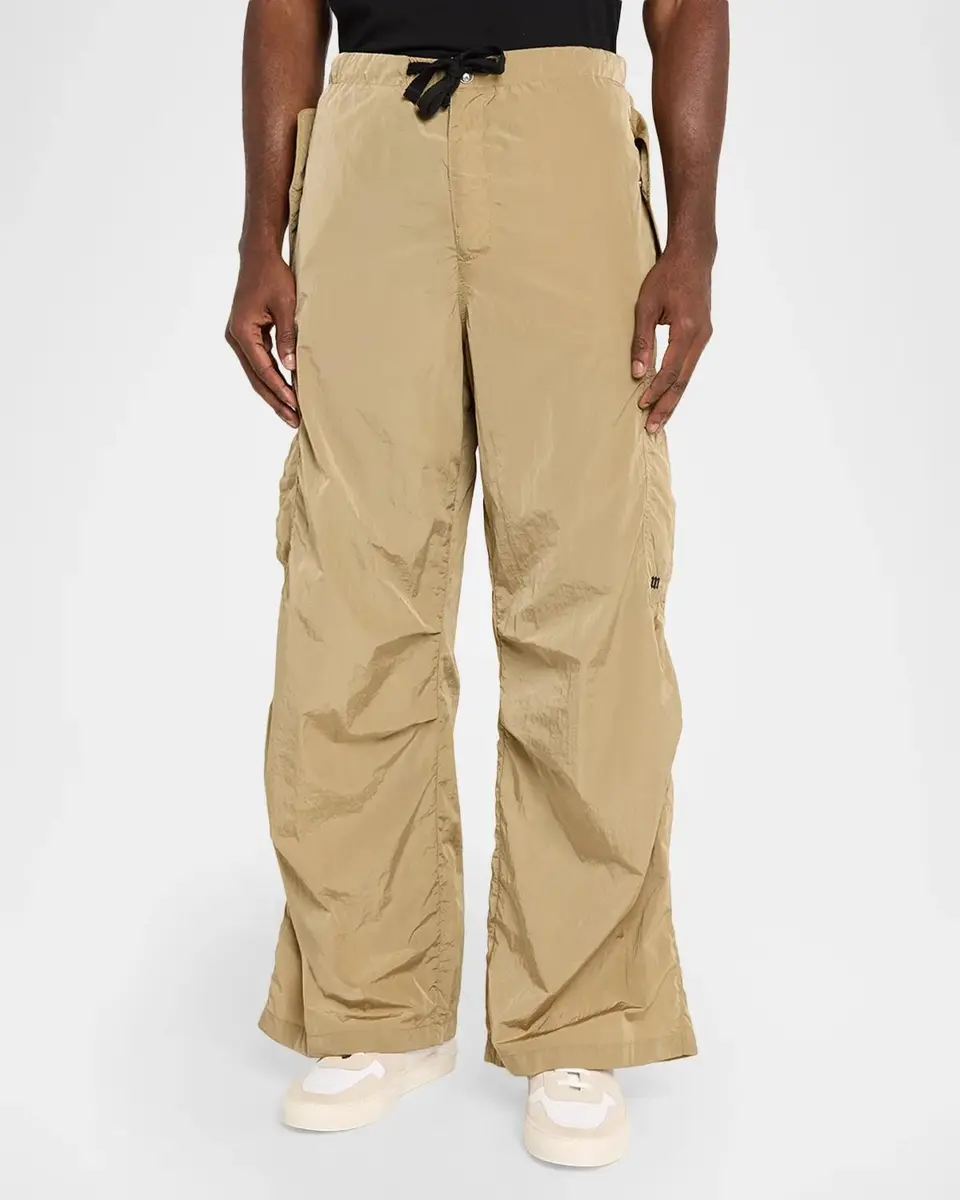 Palm Angels Men's Palm Type Loose Cargo Pants | Thumbnail 4 Palm Angels Men's Palm Type Loose Cargo Pants | Thumbnail 4