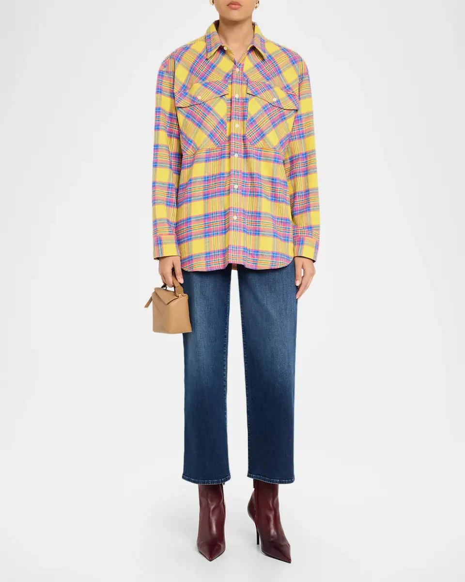 Mother Lil Patch Pocket Mid-Rise Jeans | Thumbnail 2 Mother Lil Patch Pocket Mid-Rise Jeans | Thumbnail 2