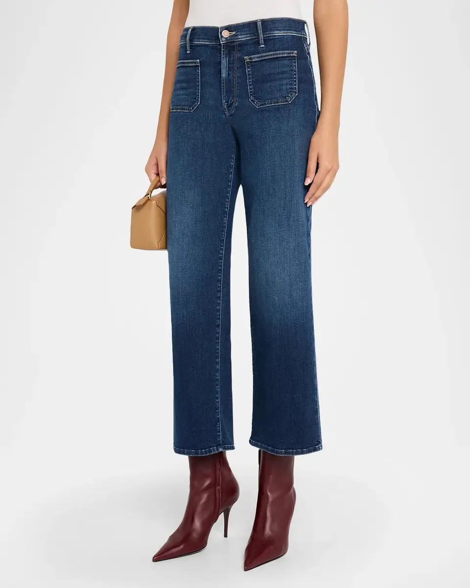Mother Lil Patch Pocket Mid-Rise Jeans | Thumbnail 4 Mother Lil Patch Pocket Mid-Rise Jeans | Thumbnail 4