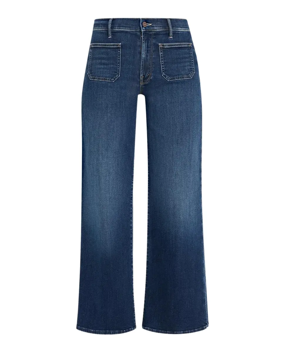 Mother Lil Patch Pocket Mid-Rise Jeans
