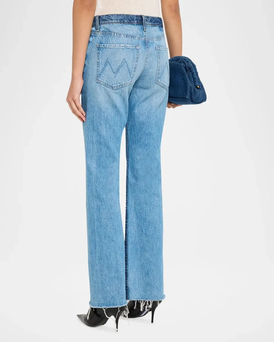 Mother Bookie Slit Twist Wide-Leg Jeans | Thumbnail 3 Mother Bookie Slit Twist Wide-Leg Jeans | Thumbnail 3