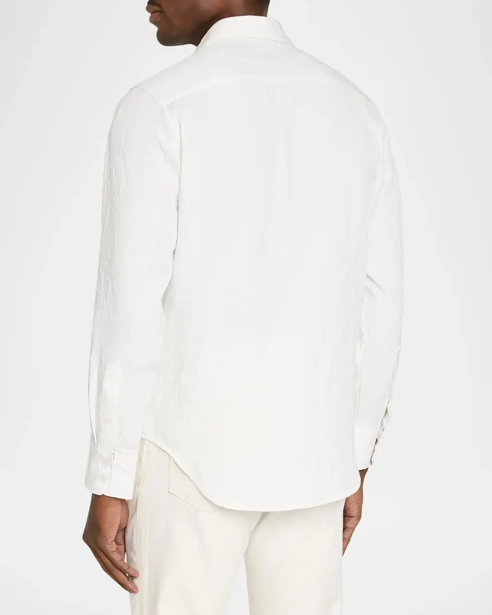 Robert Graham Men's Eucalyptus Jacquard Shirt | Thumbnail 3 Robert Graham Men's Eucalyptus Jacquard Shirt | Thumbnail 3
