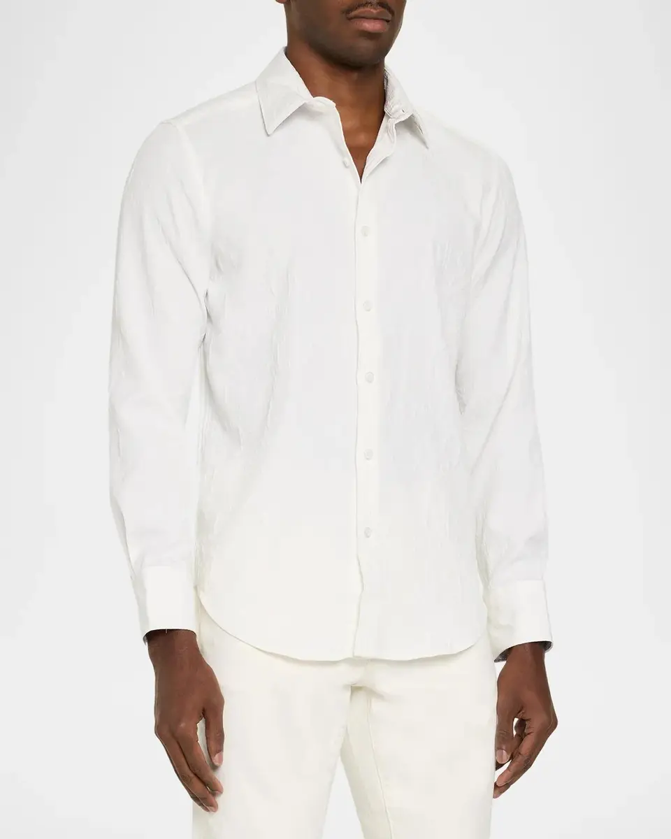 Robert Graham Men's Eucalyptus Jacquard Shirt | Thumbnail 4 Robert Graham Men's Eucalyptus Jacquard Shirt | Thumbnail 4