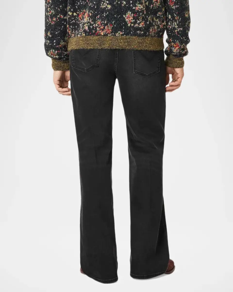 JOHN VARVATOS Men's Silas Straight Jeans | Thumbnail 3