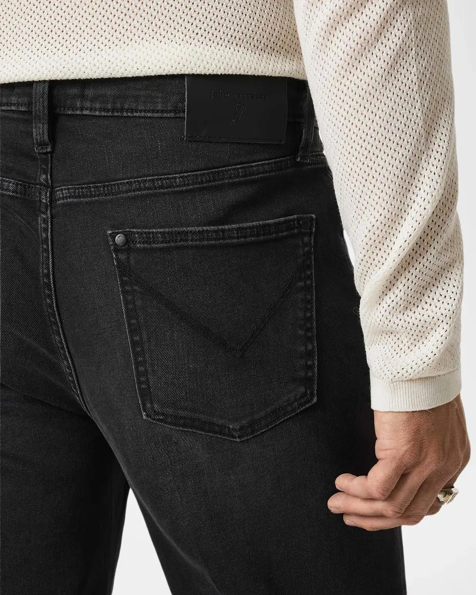 JOHN VARVATOS Men's Silas Straight Jeans | Thumbnail 5