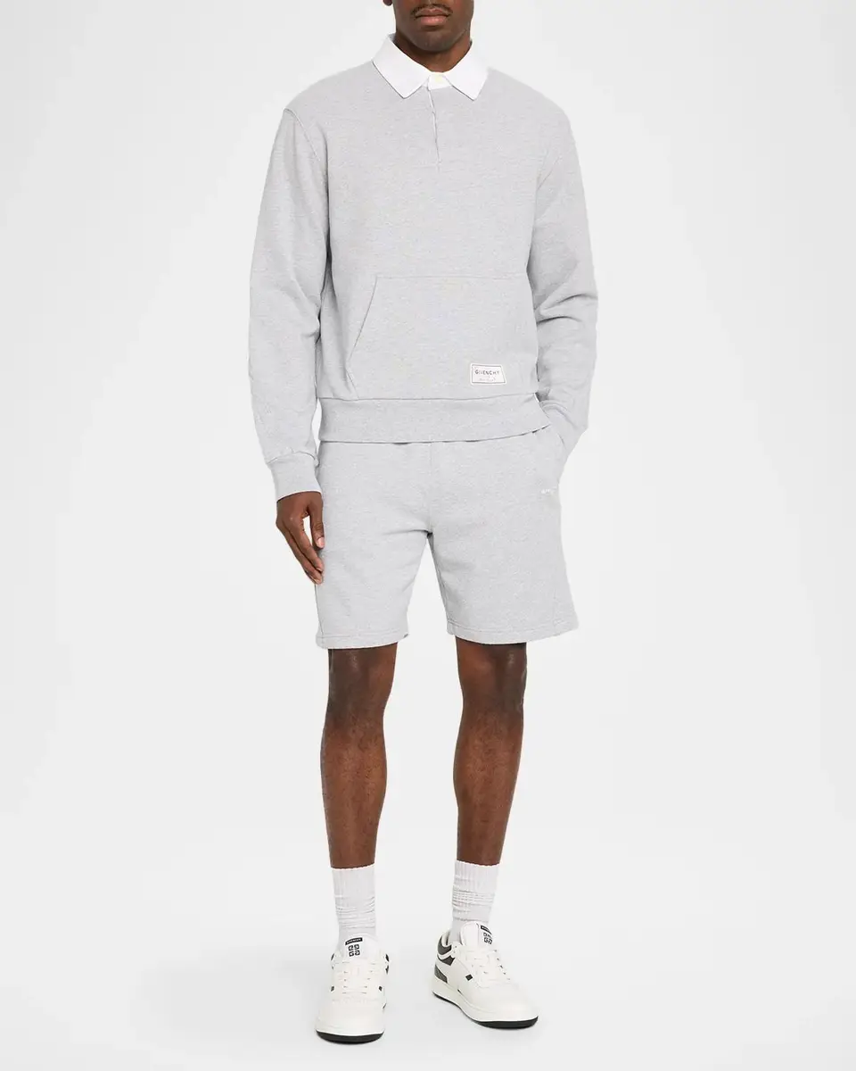Givenchy Men's Couture Seam Cotton Shorts | Thumbnail 2 Givenchy Men's Couture Seam Cotton Shorts | Thumbnail 2