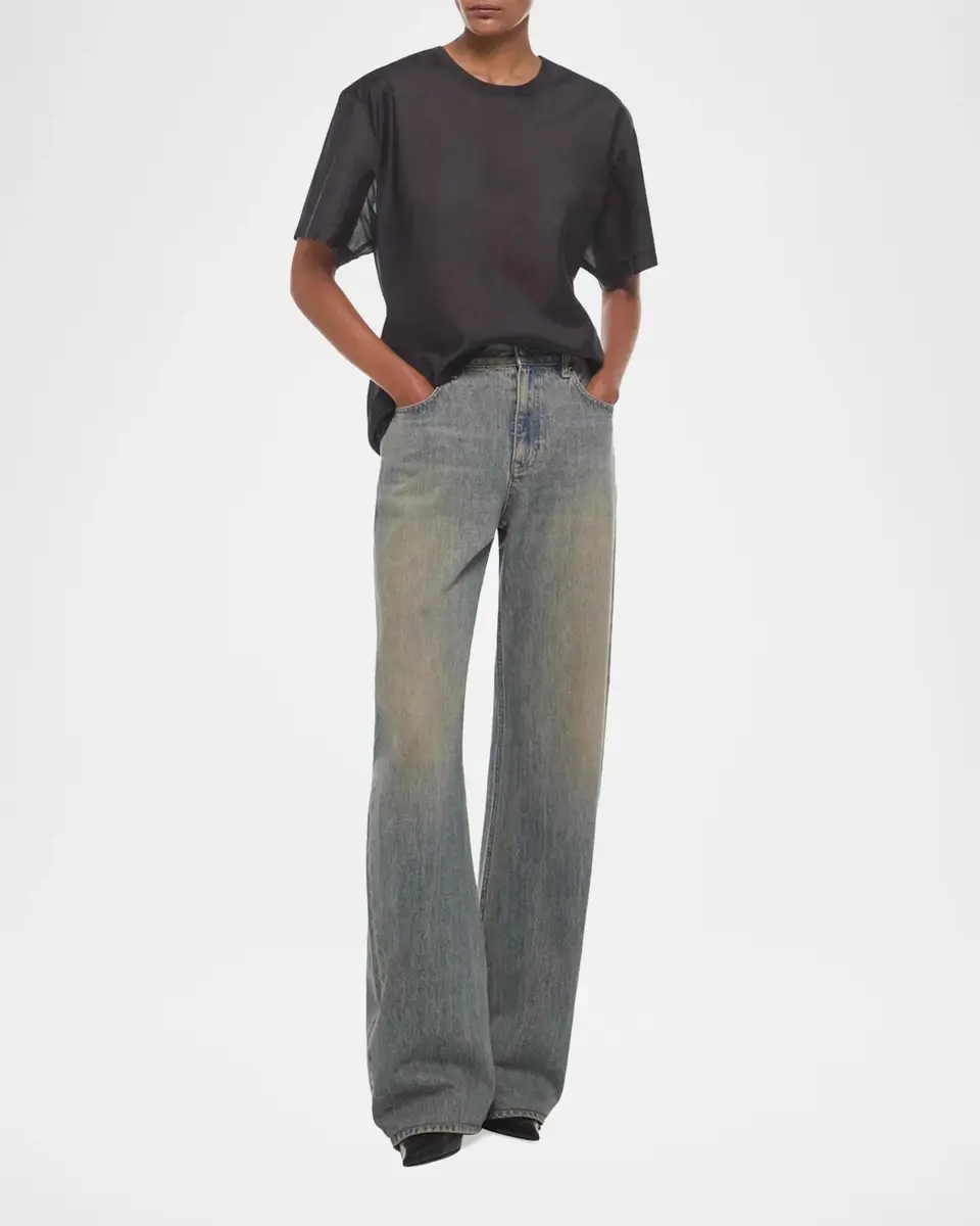 Helmut Lang Back-Tie T-Shirt | Thumbnail 2 Helmut Lang Back-Tie T-Shirt | Thumbnail 2