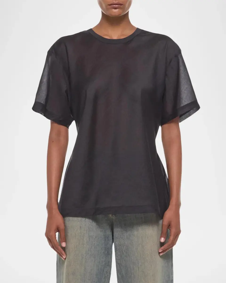 Helmut Lang Back-Tie T-Shirt | Thumbnail 4 Helmut Lang Back-Tie T-Shirt | Thumbnail 4