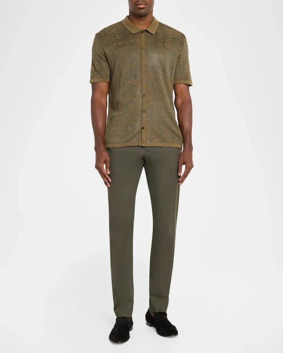 JOHN VARVATOS Men's Cayden Short-Sleeve Shirt | Thumbnail 2 JOHN VARVATOS Men's Cayden Short-Sleeve Shirt | Thumbnail 2