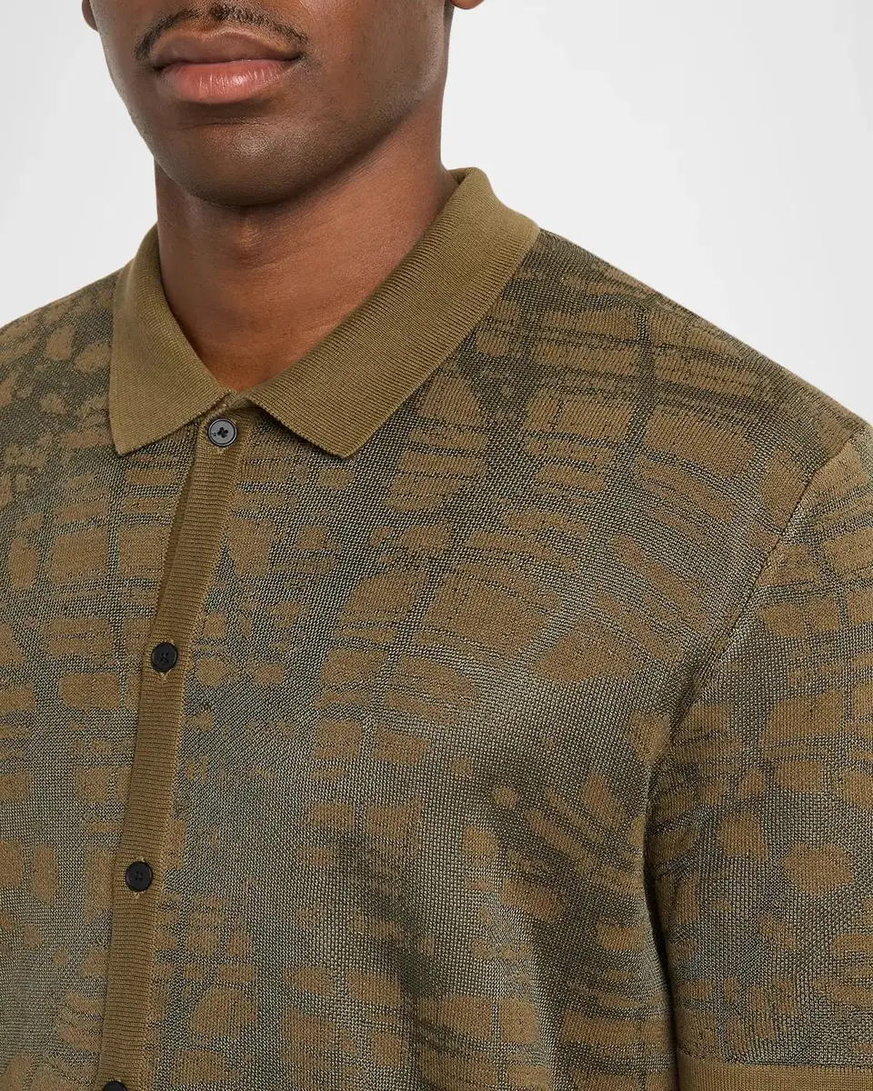 JOHN VARVATOS Men's Cayden Short-Sleeve Shirt | Thumbnail 5 JOHN VARVATOS Men's Cayden Short-Sleeve Shirt | Thumbnail 5