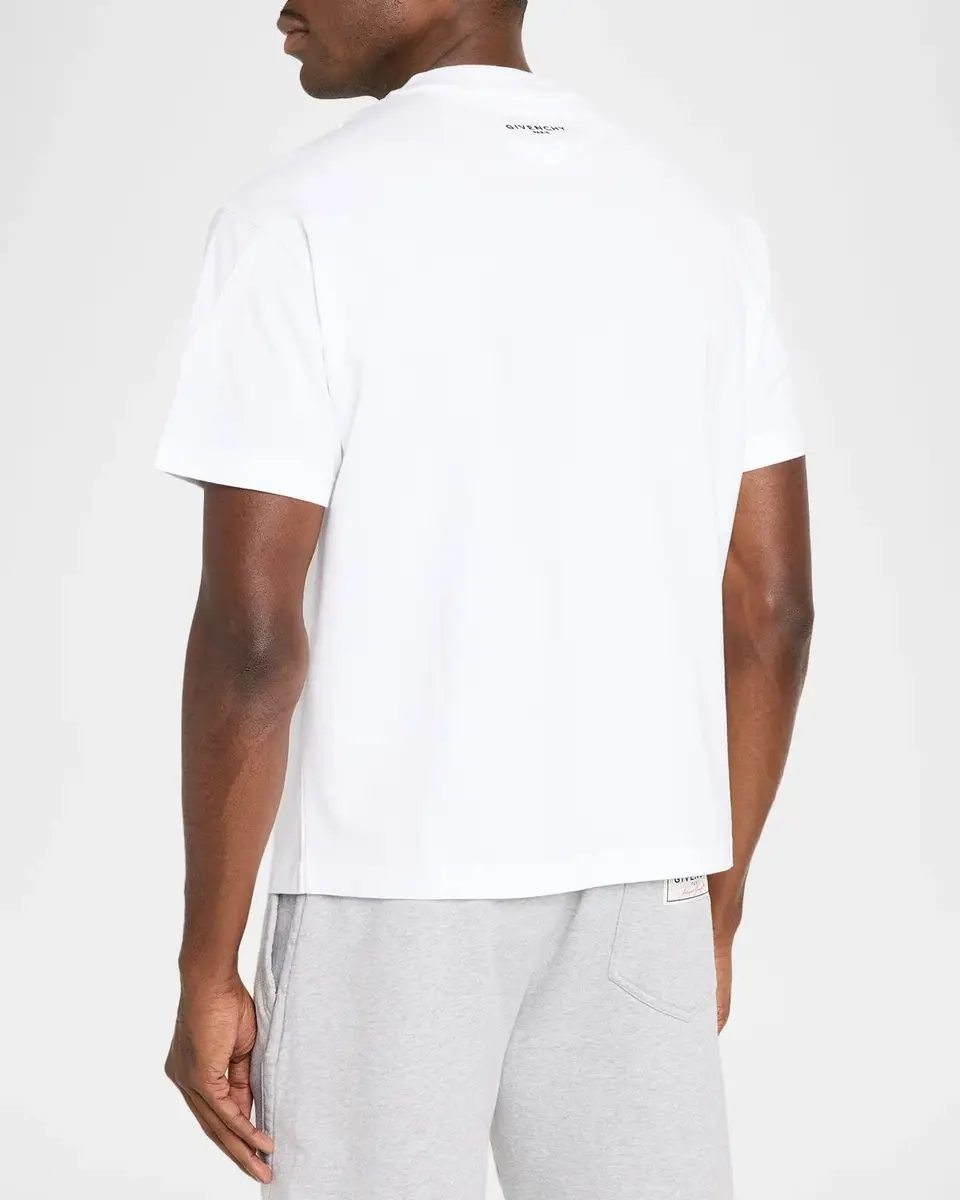 Givenchy Men's Couture Seam Cotton T-Shirt | Thumbnail 3 Givenchy Men's Couture Seam Cotton T-Shirt | Thumbnail 3