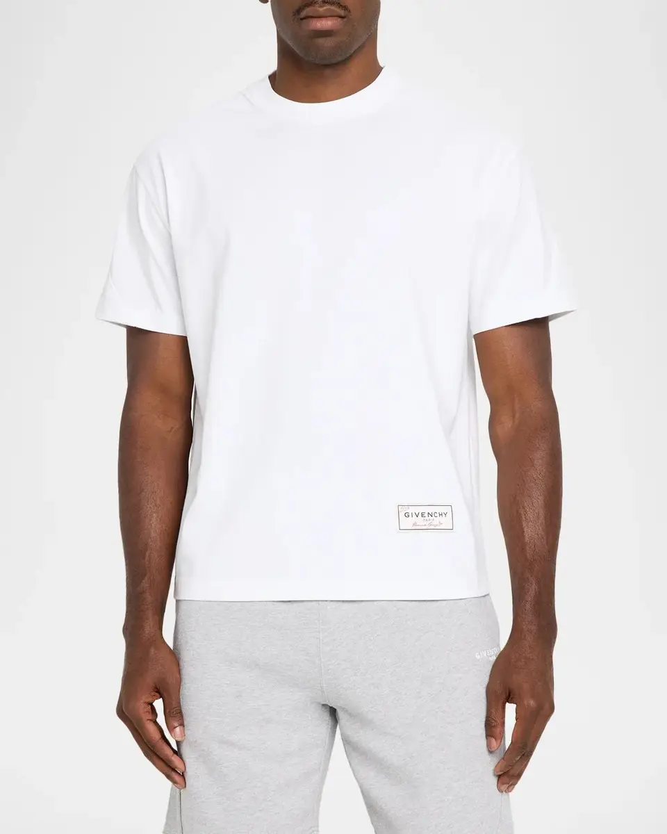 Givenchy Men's Couture Seam Cotton T-Shirt | Thumbnail 4 Givenchy Men's Couture Seam Cotton T-Shirt | Thumbnail 4