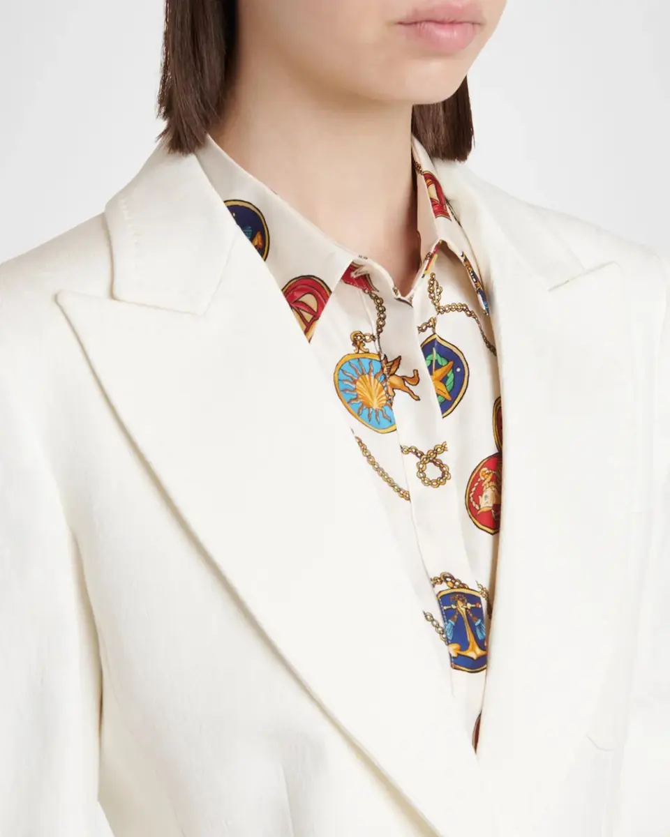 Etro Paisley Cotton Jacquard Single-Breasted Blazer Jacket | Thumbnail 5