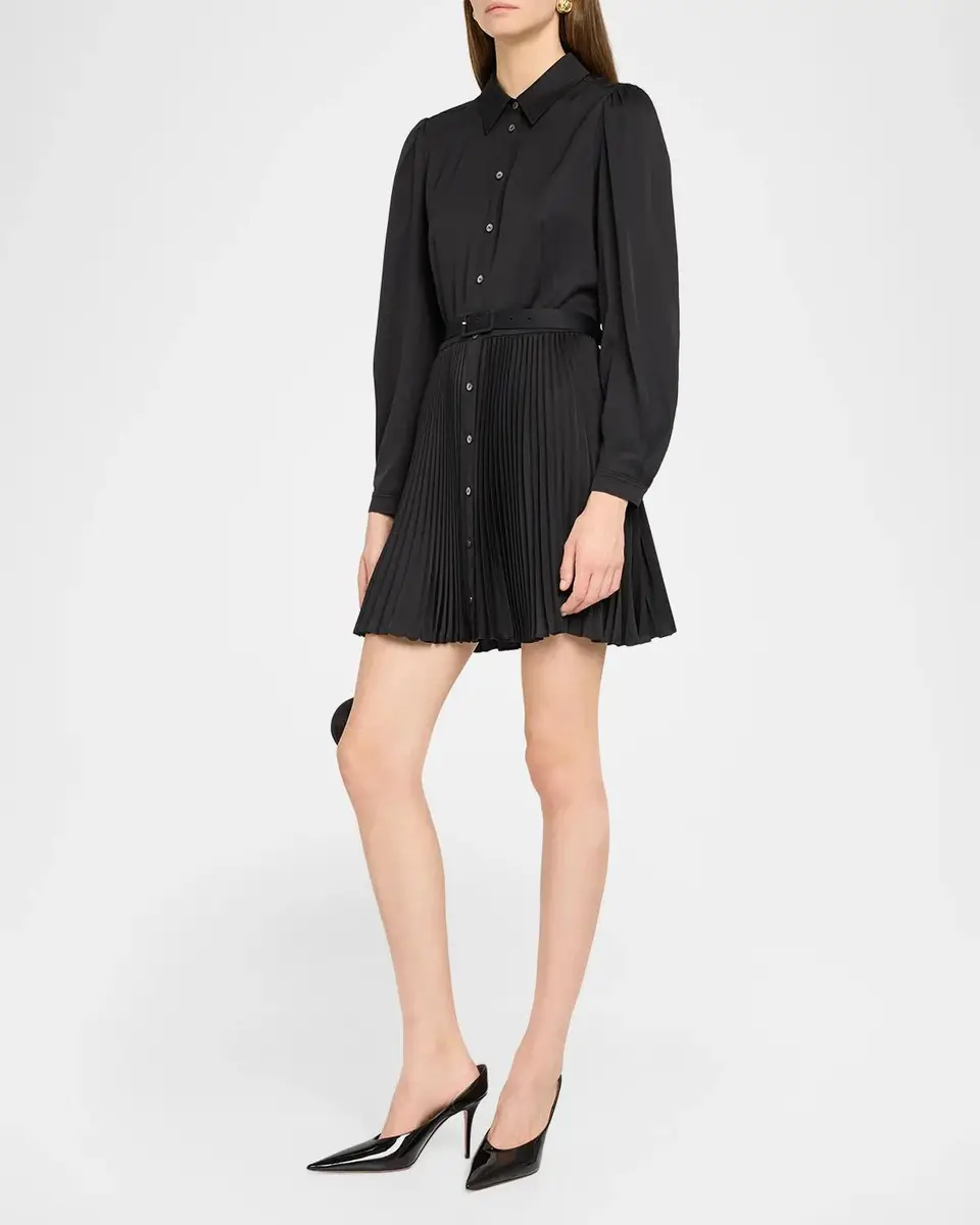 Cinq à Sept Reynolds Belted Mini Shirtdress | Thumbnail 4 Cinq à Sept Reynolds Belted Mini Shirtdress | Thumbnail 4