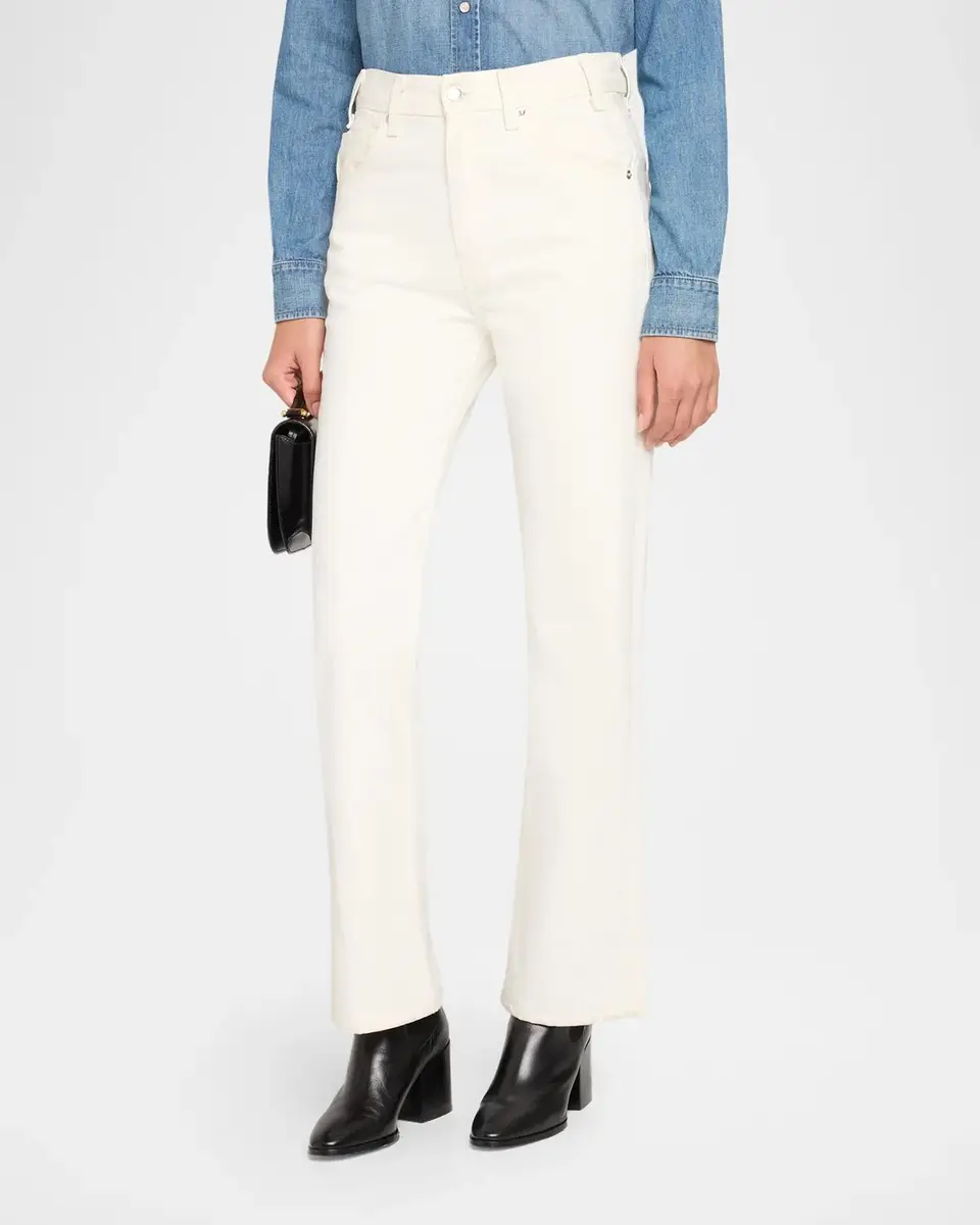Nili Lotan Joan Mid Rise Kickflare Crop Jeans | Thumbnail 4 Nili Lotan Joan Mid Rise Kickflare Crop Jeans | Thumbnail 4