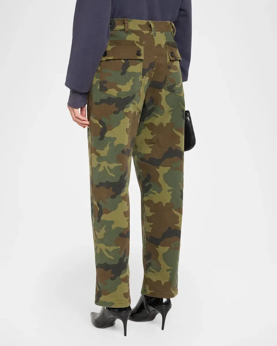 Nili Lotan Earl Camouflage Cotton-Blend Cargo Pants | Thumbnail 3