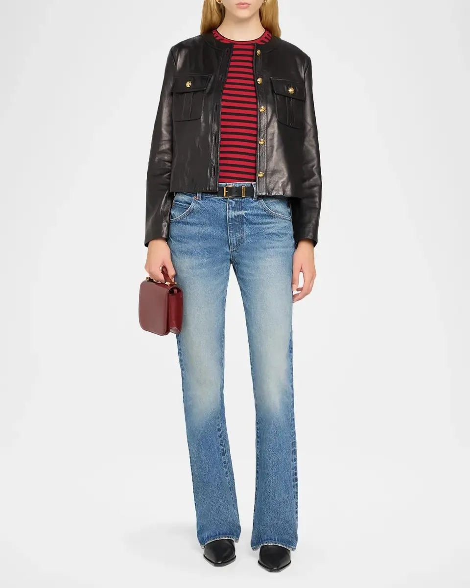 Nili Lotan Joan Straight-Leg Crop Jeans | Thumbnail 2 Nili Lotan Joan Straight-Leg Crop Jeans | Thumbnail 2