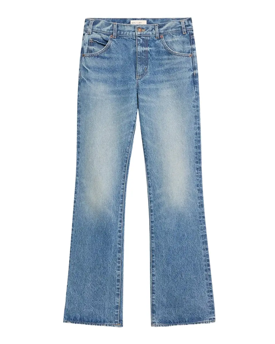 Nili Lotan Joan Straight-Leg Crop Jeans