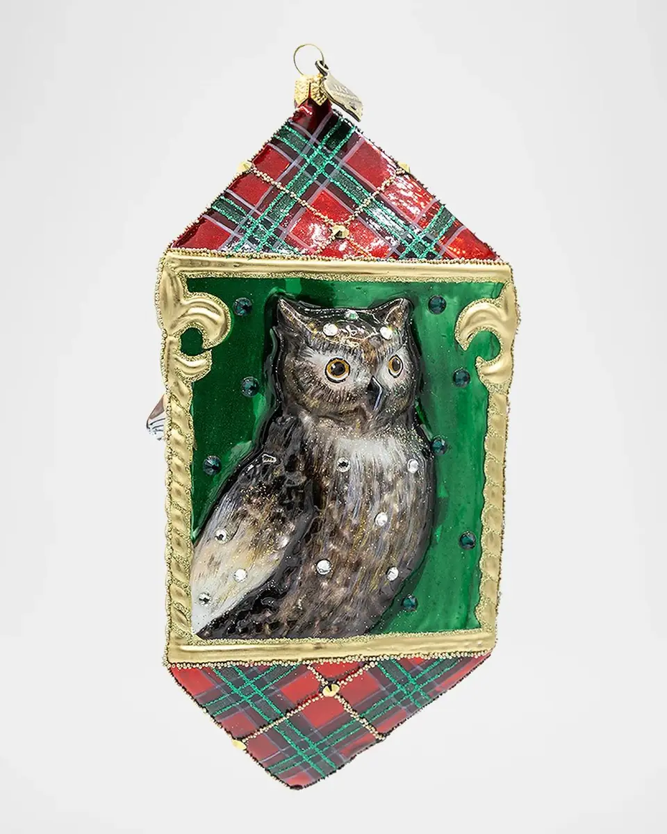 Jay Strongwater Plaid Woodland Animal Christmas Ornament | Thumbnail 3 Jay Strongwater Plaid Woodland Animal Christmas Ornament | Thumbnail 3