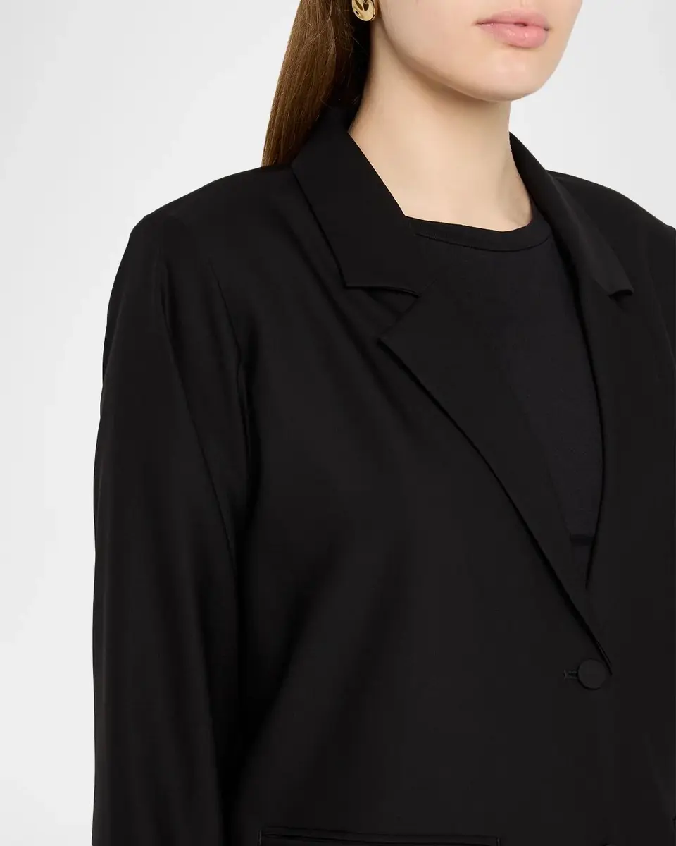Eileen Fisher Woven Single-Breasted Blazer | Thumbnail 5 Eileen Fisher Woven Single-Breasted Blazer | Thumbnail 5